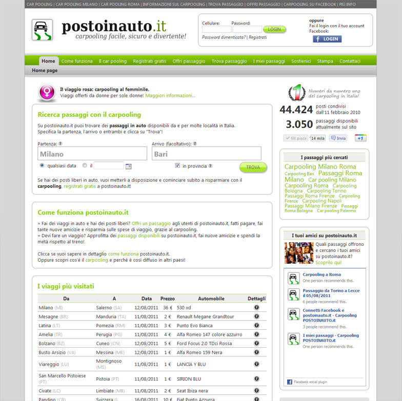 Vacanze di Ferragosto in autostop? Oggi si chiama carpooling