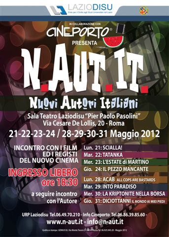 N.AUT.IT 2012:I GIOVANI REGISTI SI RACCONTANO ALLA CASA DELLO STUDENTE