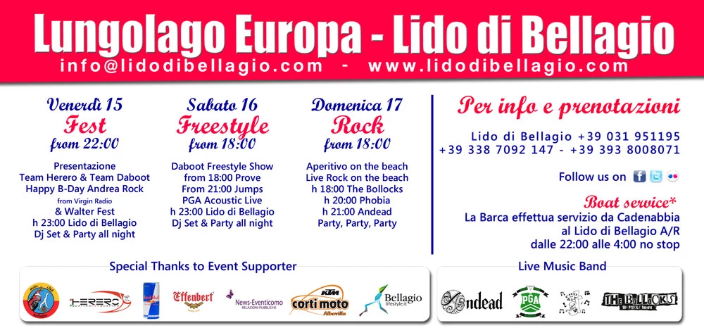 FreeStyle Rock Festival a Bellagio