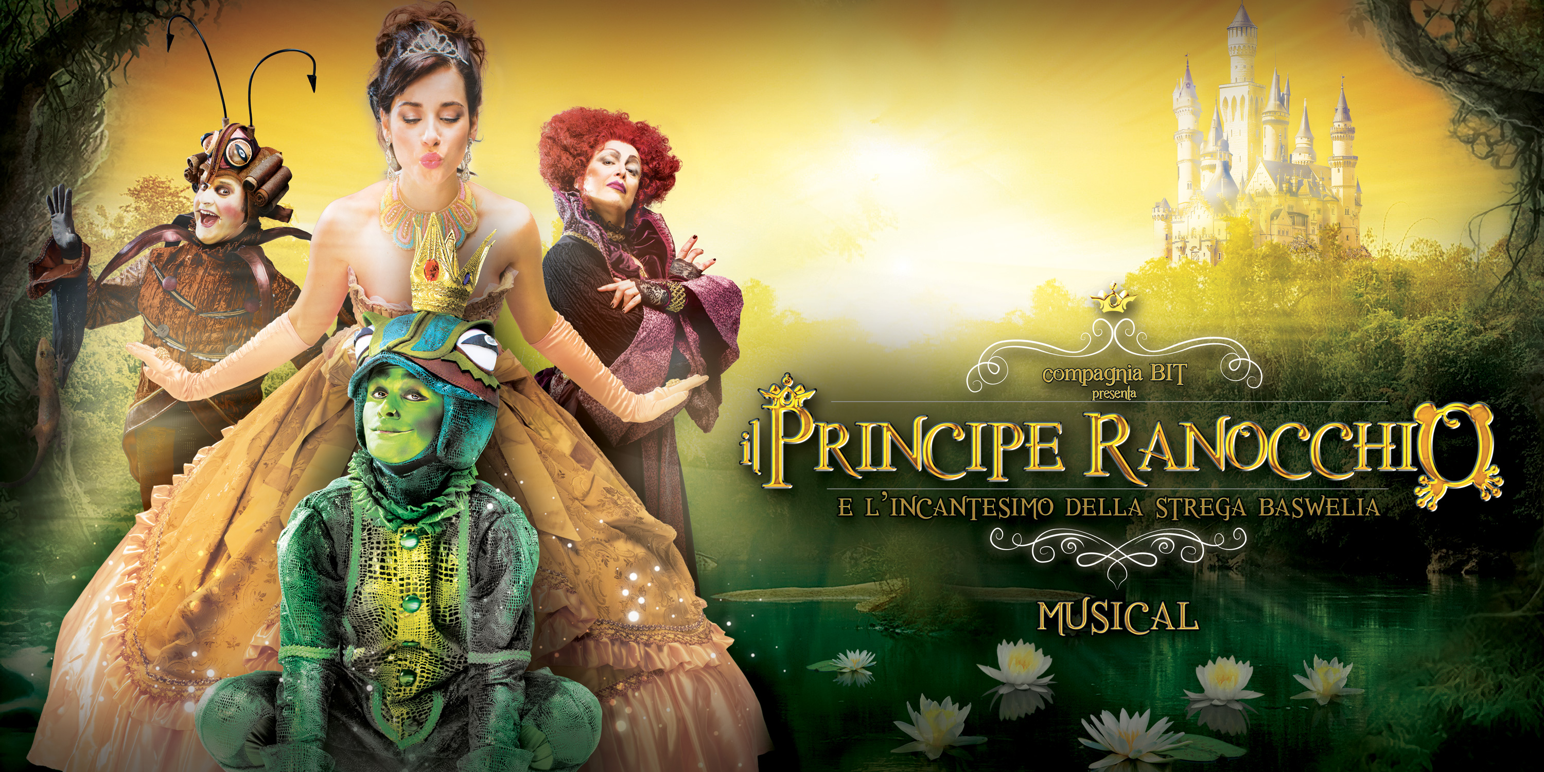 Il musical "IL PRINCIPE RANOCCHIO" a Taranto e a Lecce mercoledì 7 e giovedì 8 dicembre