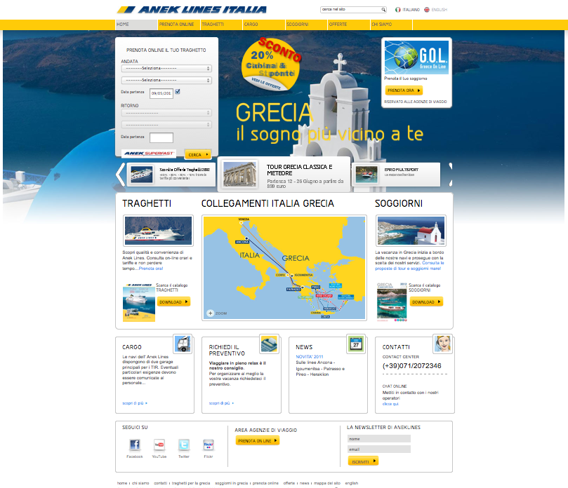NASCE G.O.L., il PROGETTO di ANEK LINES che METTE la GRECIA ONLINE!